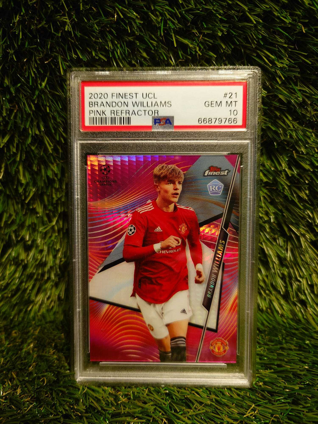 Brandon Williams Topps Finest 2020 UCL Refractor/125 PSA 10