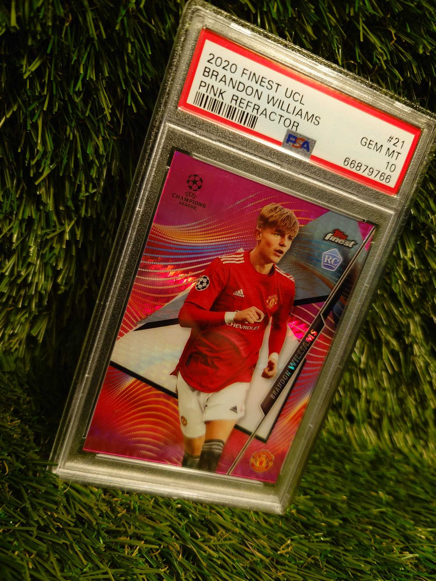 Brandon Williams Topps Finest 2020 UCL Refractor/125 PSA 10