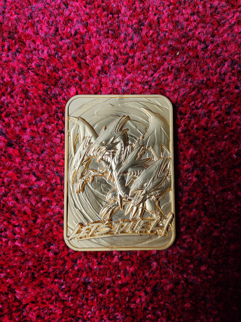 Yu-Gi-Oh! Golden Card Bue-Eyes White Dragon (gold plated)