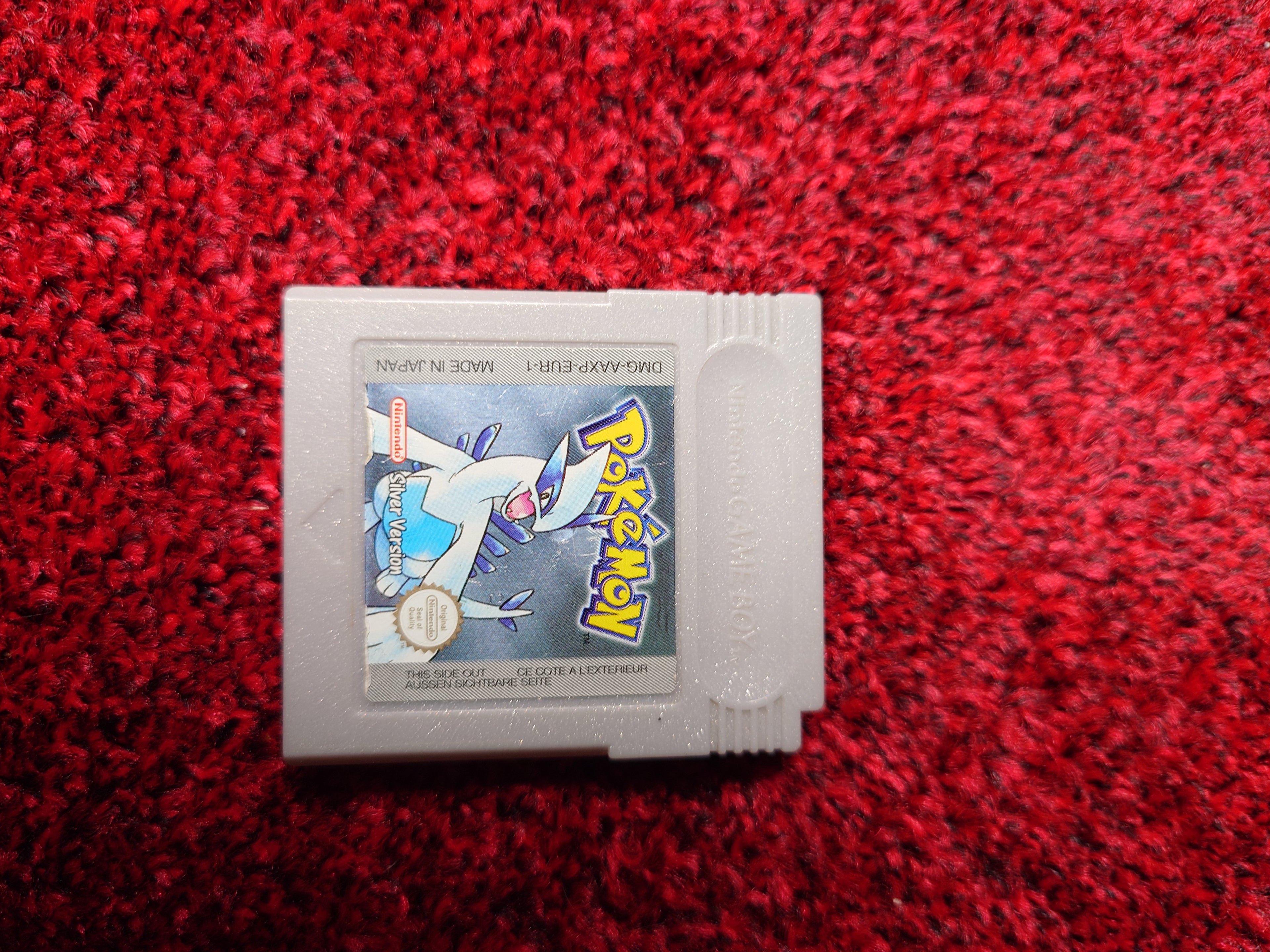 Pokemon Silver Gameboy Cartridge
