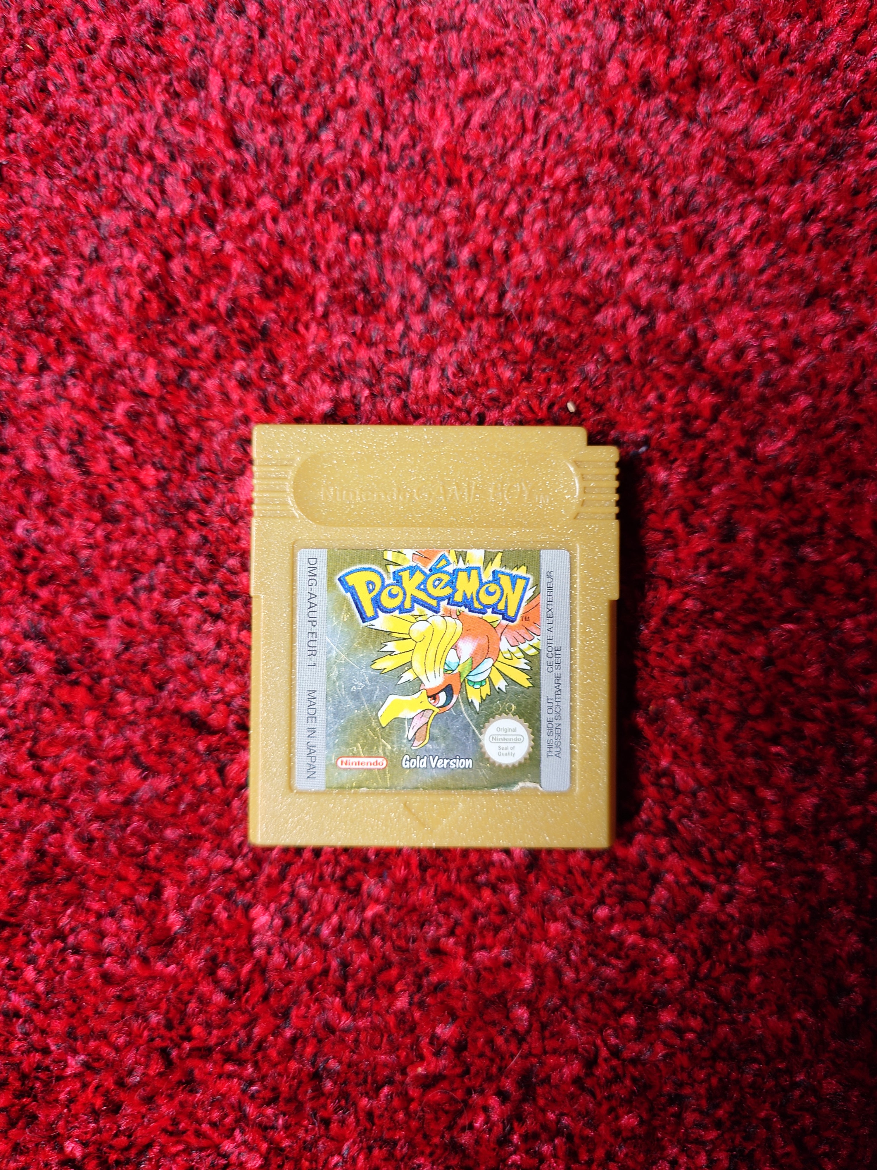 Pokemon Gold Gameboy Cartridge