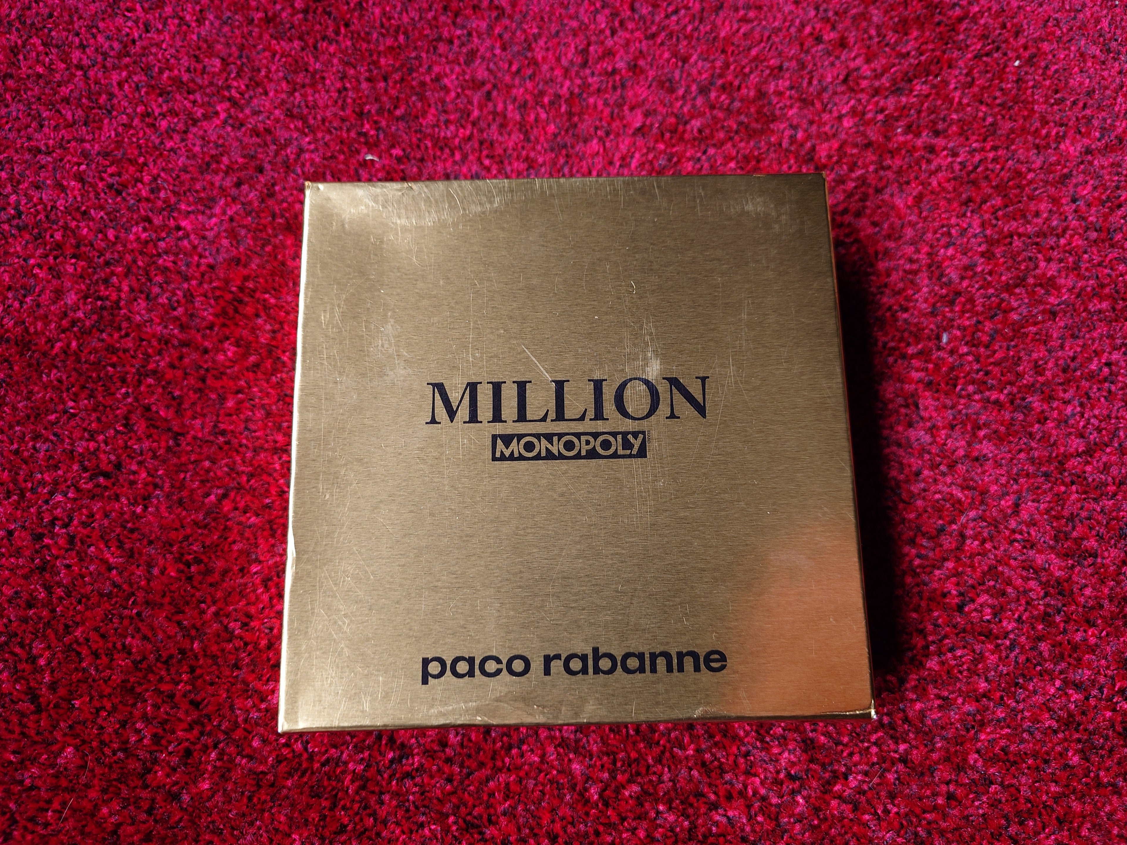 One million by paco rabanne Monopoly full gold