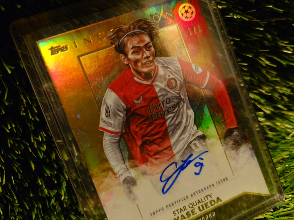 Ayase Ueda Autograph 1/1 Topps Inception Feyenoord