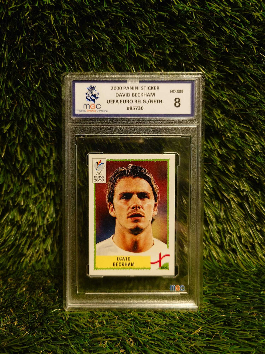 David Beckham 2000 Panini Sticker UEFA MGC8 England