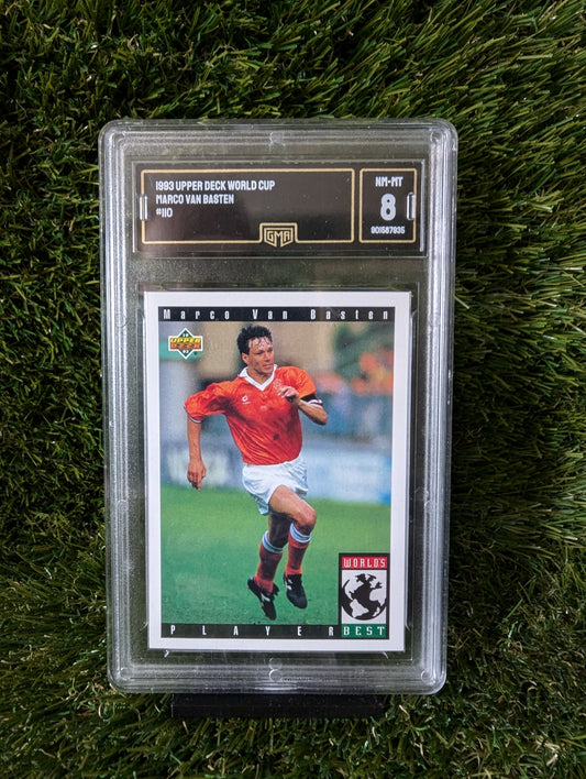 Marco van Basten 1993 Upper Deck World Cup Graded 8