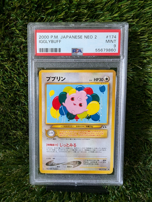 Igglybuff 2000 Japanese Neo 2 Graded 9