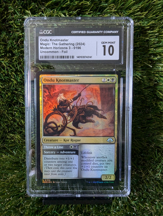 MTG Ondu Knotmaster Modern Horizons 3 Graded 10