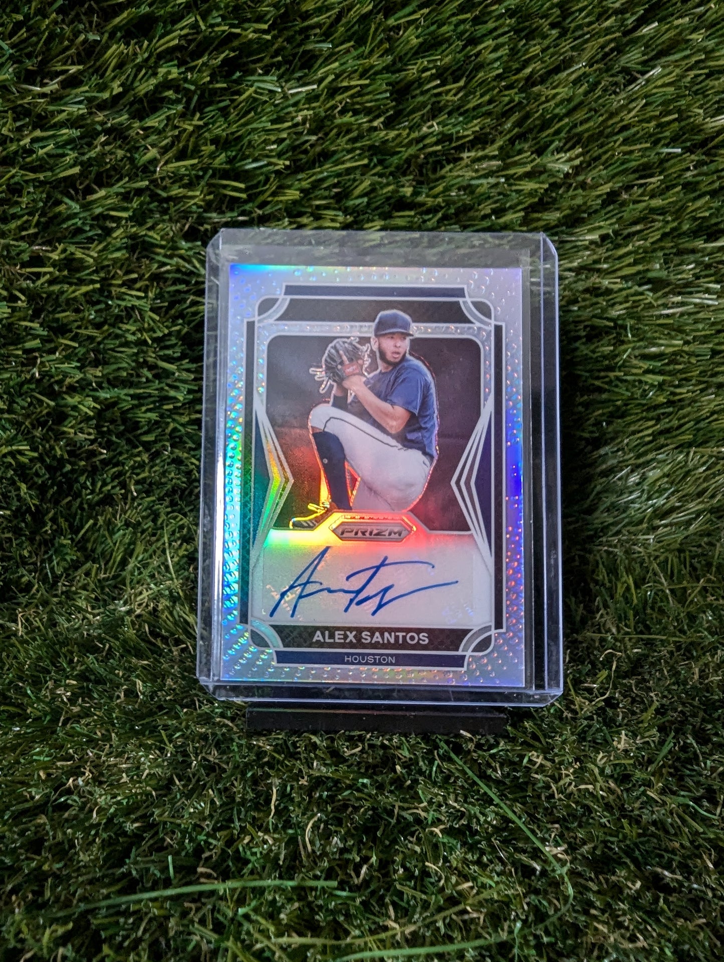 Panini Prizm Alex Santos Autograph Houston