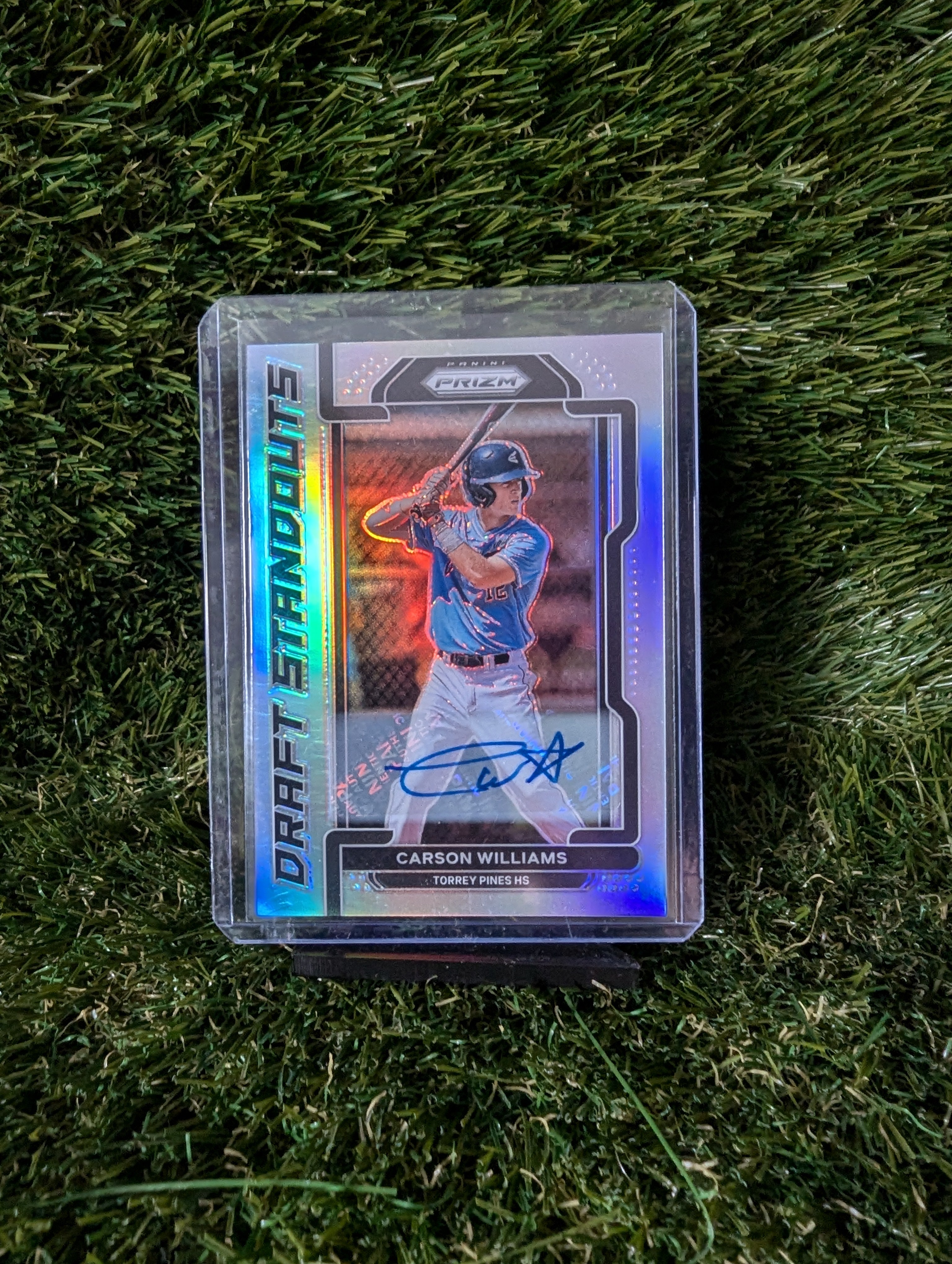 Panini Prizm Carson Williams Autograph Torrey Pines HS