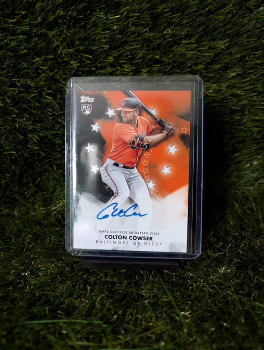 Topps Colton Cowser RC Autograph Baltimore Orioles