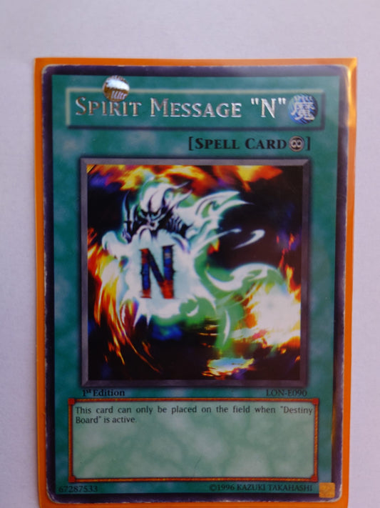 Yu-Gi-Oh! Spirit Message ''N'' LON-E090 1st Edition