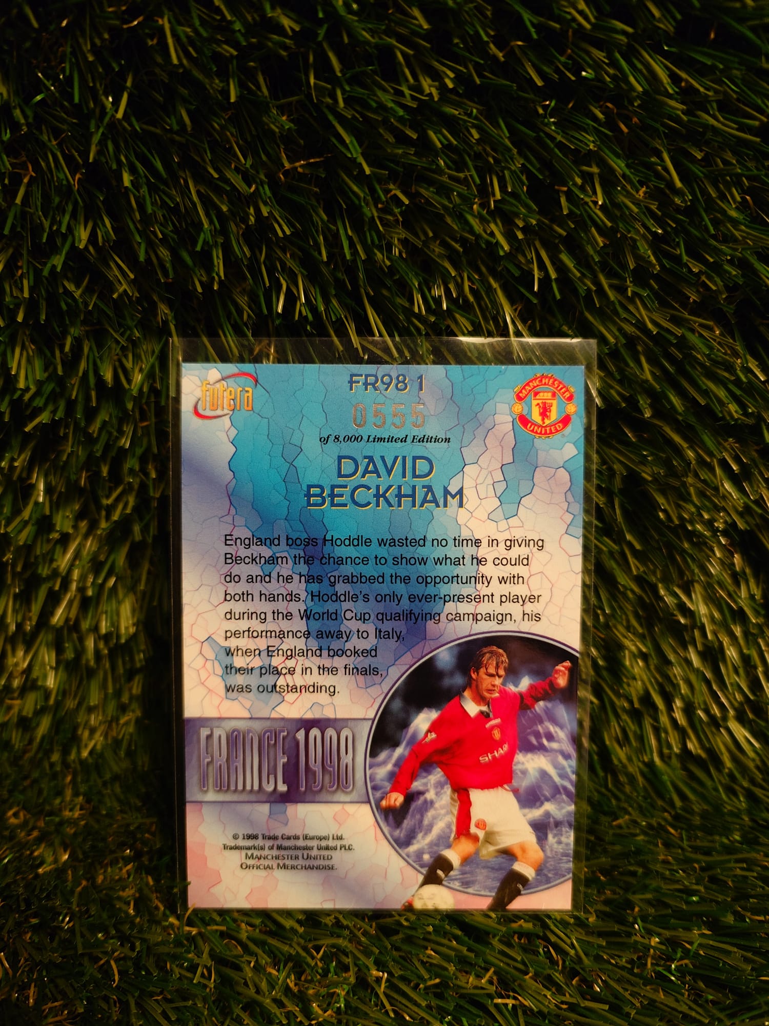 David Beckham Futera France 1998 /8000