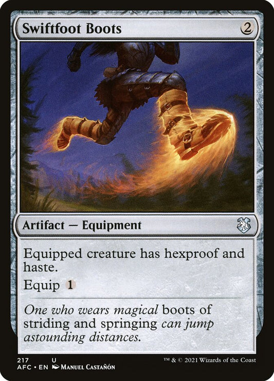 MTG Swiftfoot Boots Foil