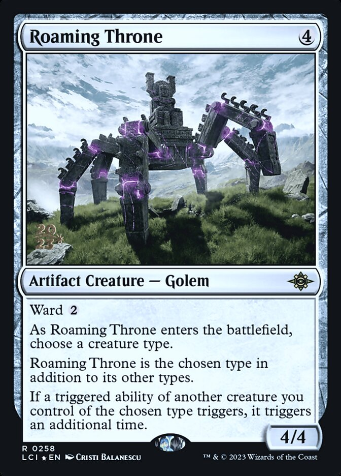 MTG Roaming Throne FOIL